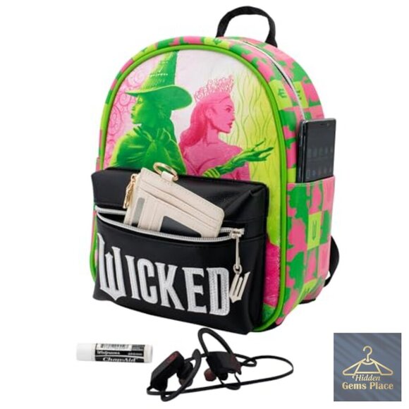 Mini PU Backpack Purse with Adjustable Straps, 10.5 Inch Faux Leather main image 4